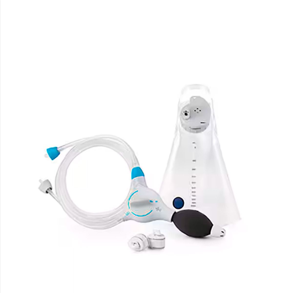 Peristeen Plus System — комплектация с катетерами и помпой